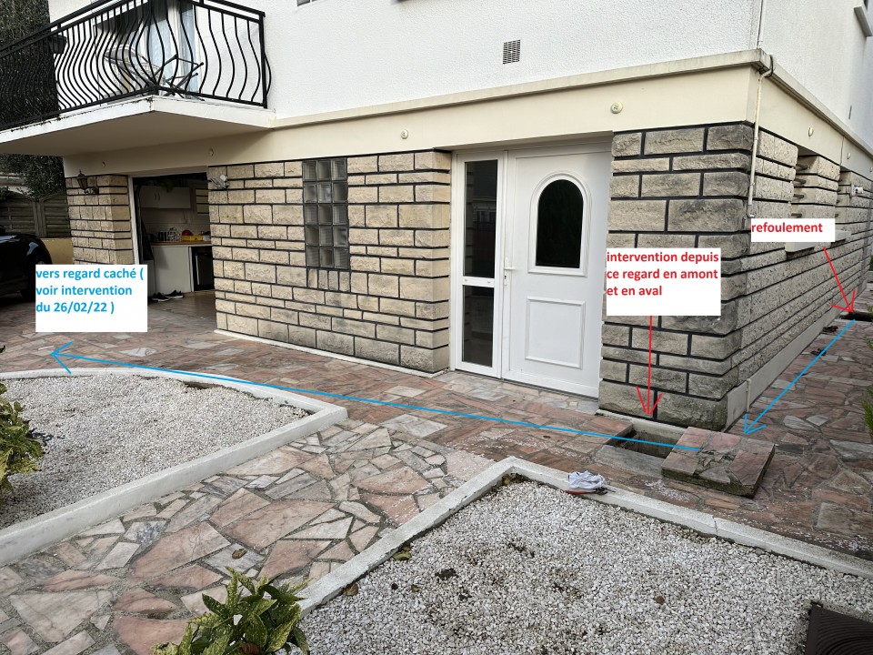 Dégorgements et curages en pavillons
