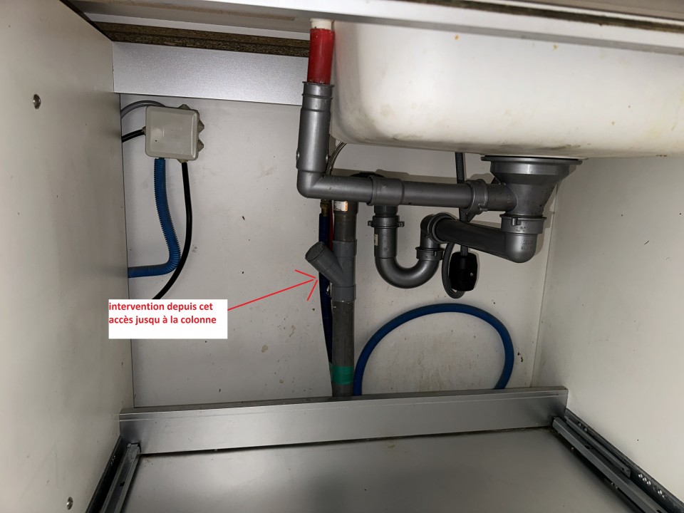 Dégorgements et curages dans les appartements